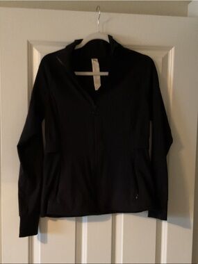 Fabletics Black Full-Zip Jacket